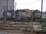 CSX power at Mulberry yard